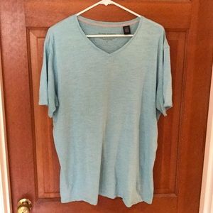Men’s Large Light Blue V-neck T shirt
